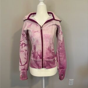 Women's Lululemon Pink Scuba Hooded Jacket